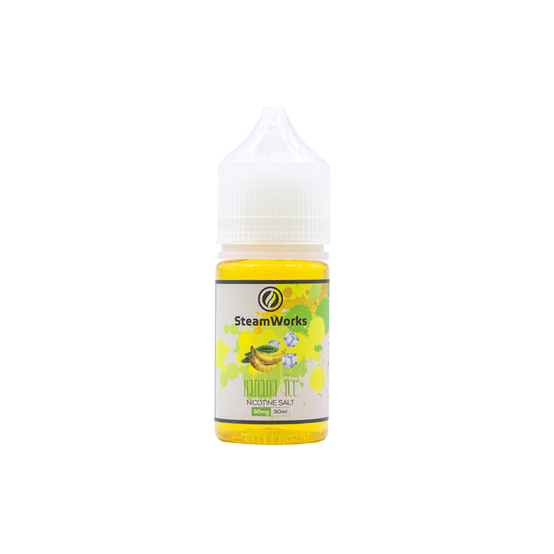 Steam Works Banana Ice Salt Nic 30ml Kem chuối The Vape Club Pod